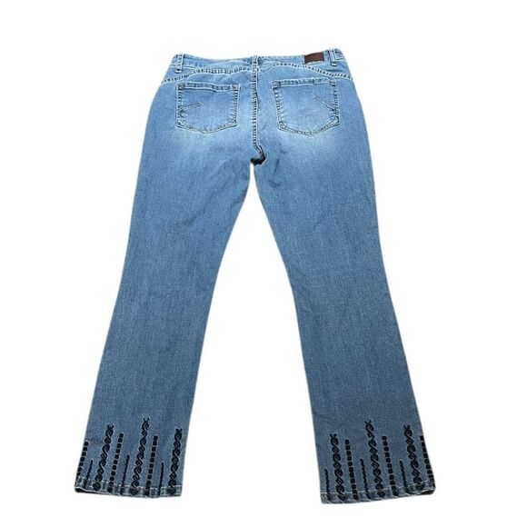 Jones New York Signature Women’s Madison Slim Ankle Denim Jeans, Size 12 - Picture 2 of 9